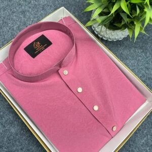 China Vangchur Fabric Solid Panjabi (Baby Pink)